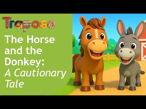The Horse and the Donkey: A Story of Friendship & Help for Kids 🫏🐴