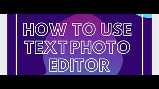 How to text Photo editor app  | photo text | #editpicture screenshot 3