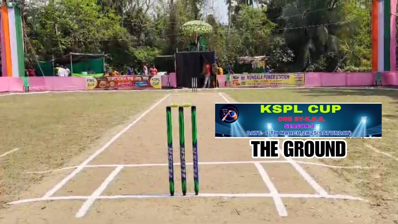 KSPL CUP 2025 🏆 The Ground, The Pitch, The Stage & The Trophies