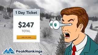 The Most INSANE Ski Resort Lift Ticket Prices