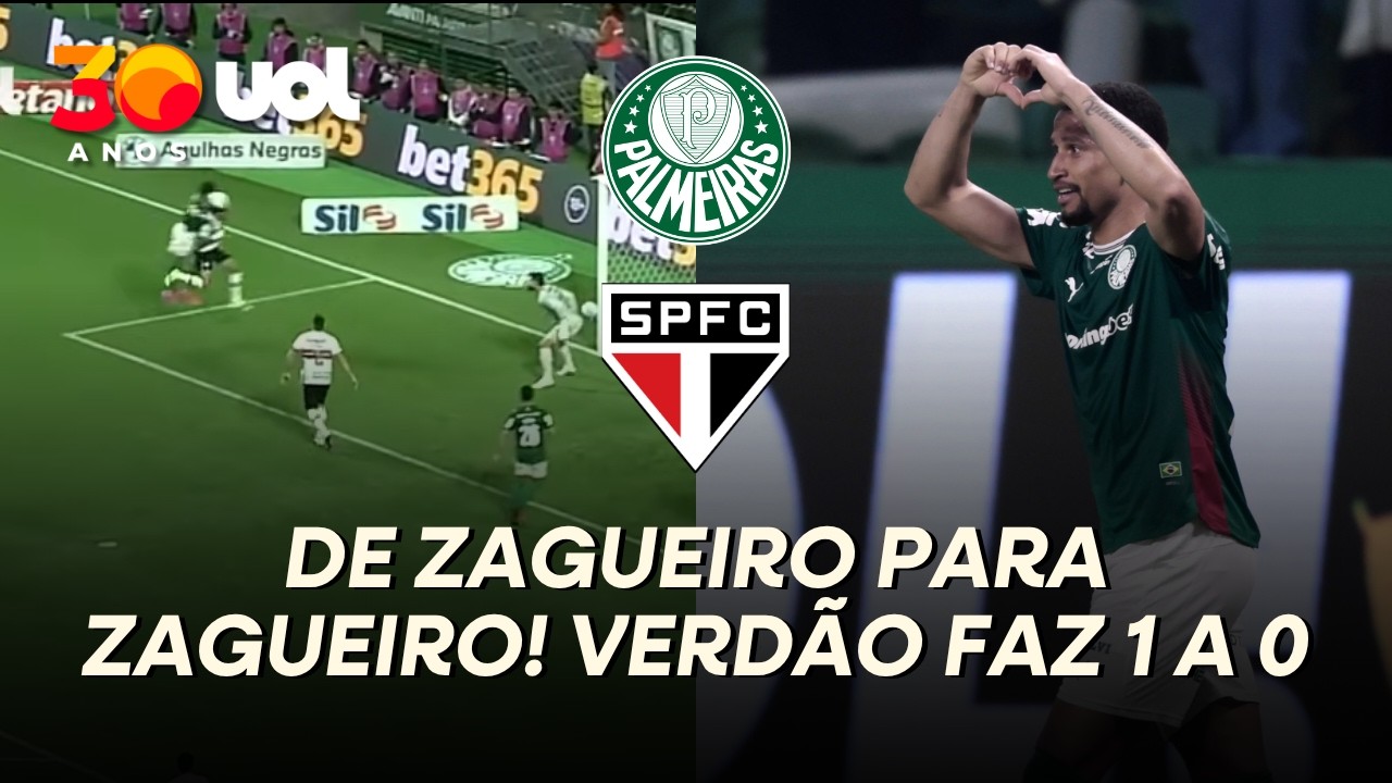 PALMEIRAS ABRE O PLACAR! GÓMEZ AJEITA DE CABEÇA E MURILO MARCA CONTRA O SÃO PAULO