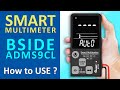 BSIDE ADMS9CL Digital Smart Multimeter Full Review | Large LCD Display