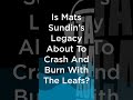 Mats Sundin's Leafs Legacy In Big Trouble! #shorts