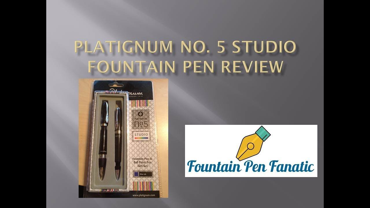 By request: The Platignum No. 5 Studio fountain pen