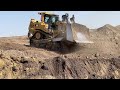 Caterpillar D9T Bulldozer In Action