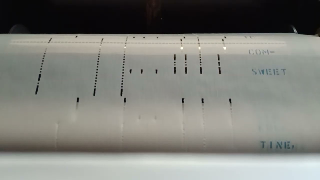 My Funny Valentine on QRS Player Piano Roll 