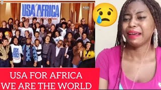 So EMOTIONAL!!! 😭 First Time Reaction To U S.A  For Africa - "We're The World"