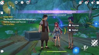 Genshin impact 3.1 - Sumeru commission quests: The Hook's Unexpected Adventure