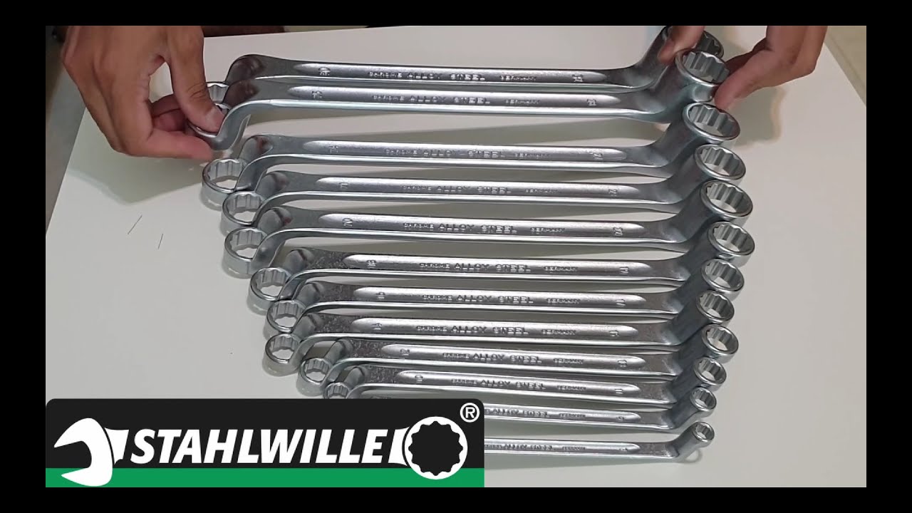 Stahlwille 96411301 25/7 Ratchet Ring Spanner Set W/ Roll-up Wallet for  sale online | eBay