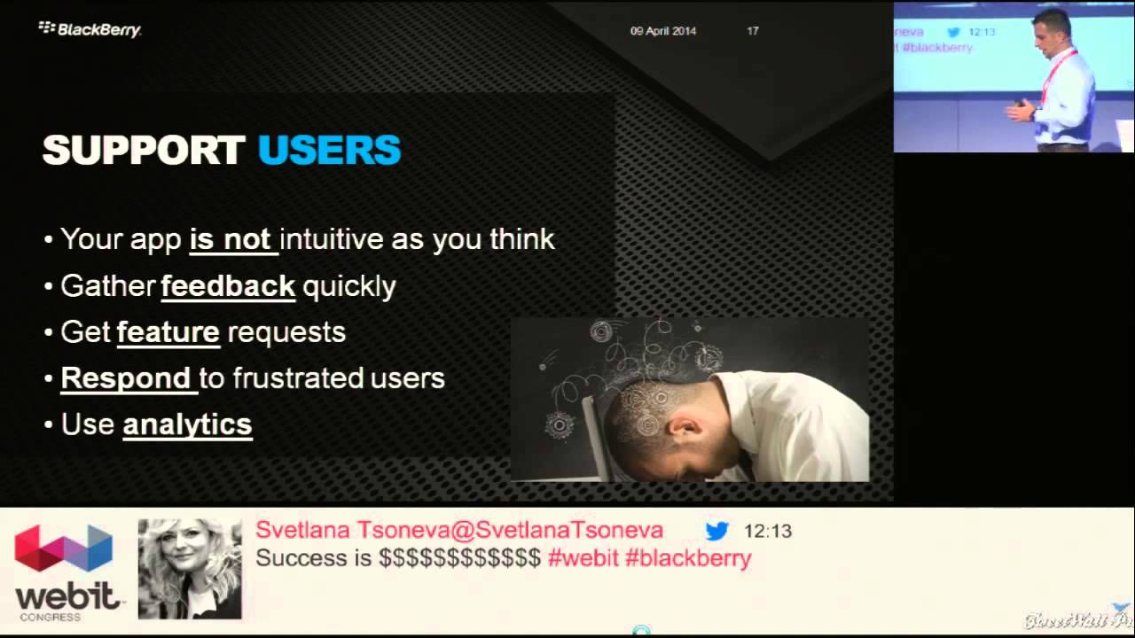 Luca Filigheddu, Blackberry, Webit CEE Leaders Summit 2014