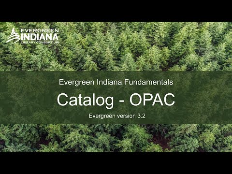 Evergreen Indiana Foundations III - Evergreen Indiana Catalog