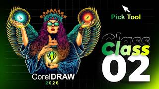 CorelDRAW Course in Hindi - Class 02 | Pick Tool Complete TutorialIs