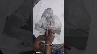 Tiktoker Mary Ann's Art Portrait Done Awaiting Delivery.  #music #mwallowarts #maryann #viral #fyp