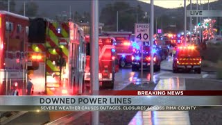 Swift water rescue underway in Tucson's Santa Cruz River