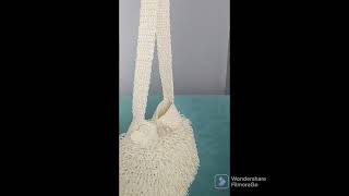 Aşamalı Çanta Yapımı Kağıt Ipten Tığ Işi Çanta Yapimi. Crochet Bag Models From Paper Rope
