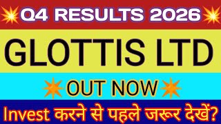 GLOTTIS Q4 Result 🔴GLOTTIS Result🔴GLOTTIS Share Latest News🔴GLOTTIS Share Hold Or Sell🔴GLOTTIS Share