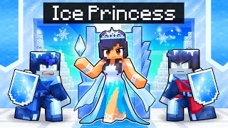 Playing as an ICE PRINCESS in Minecraft! screenshot 5