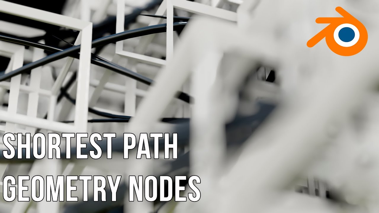 SHORTEST PATHS - GEOMETRY NODE IN BLENDER - YouTube