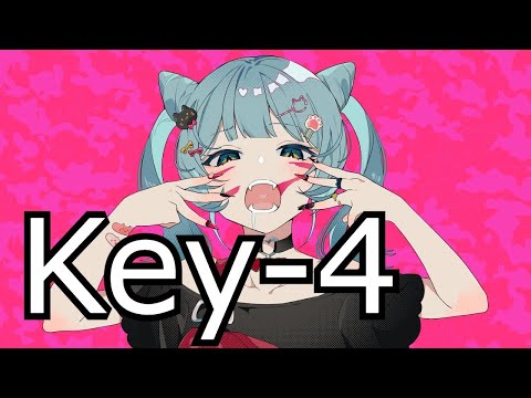 【ボーカル有】 Key－4　アニマル　キー変更　キー下げ