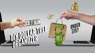 Easy Diy Dollar Tree Organizer Under 15 2019 Storage On A Budget