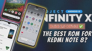 Project Infinity X 2.5  Based on Android 15 for Redmi Note 8/T | Detailed Review | RandomRepairs