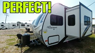 EASILY TOWABLE! light and COMPACT RV TRAVEL TRAILER. Coachmen Freedom Express 195RBS