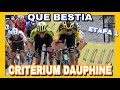 RESUMEN ETAPA 1 Critérium DAUPHINÉ 2020 🇫🇷 Que Bestia Es VAN AERT