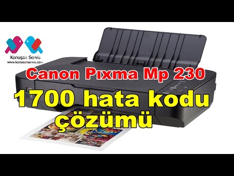 CANON PIXMA MP230 + 235  1700 Hata Kodu çözümü