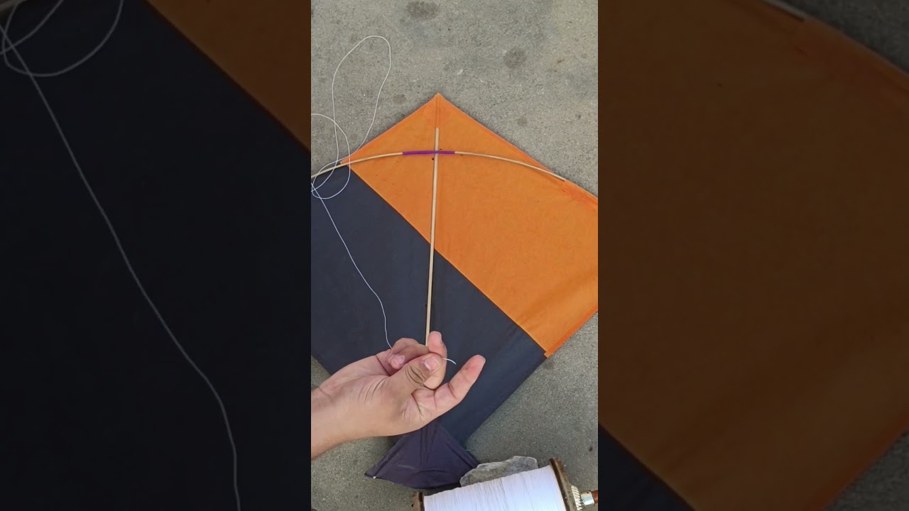 How to tie knots in a kite||||||||  