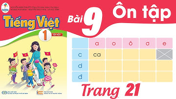 Tiếng việt lớp 1 Cánh Diều bài 9 - Ôn tập