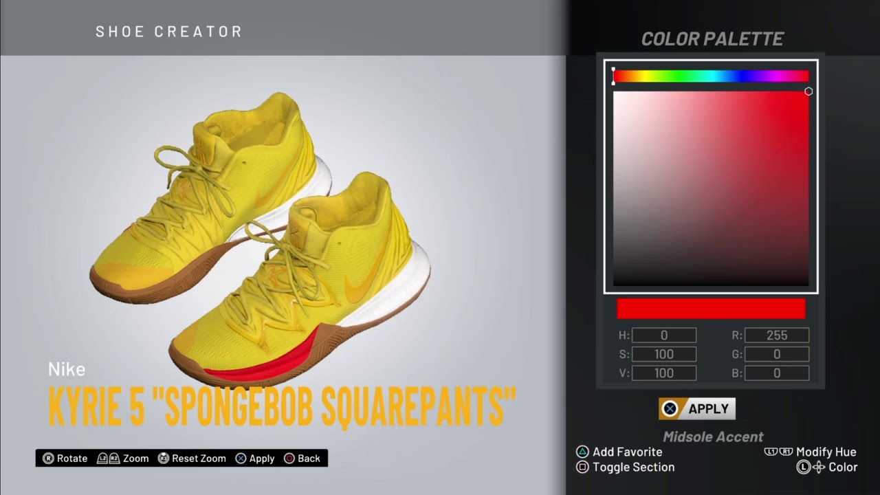 Spongebob kyries 2k20 Clearance