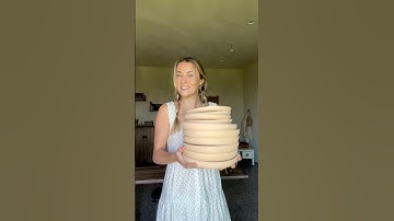 I replaced all my old plates with handmade ones! 🍽️ #pottery #ceramics