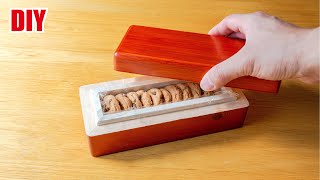 【DIY】シンプルなクッキーケースの作り方／Make a cookie case