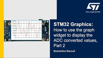 STM32 Graphics: How to use the graph widget to display the ADC converted values, Part 2