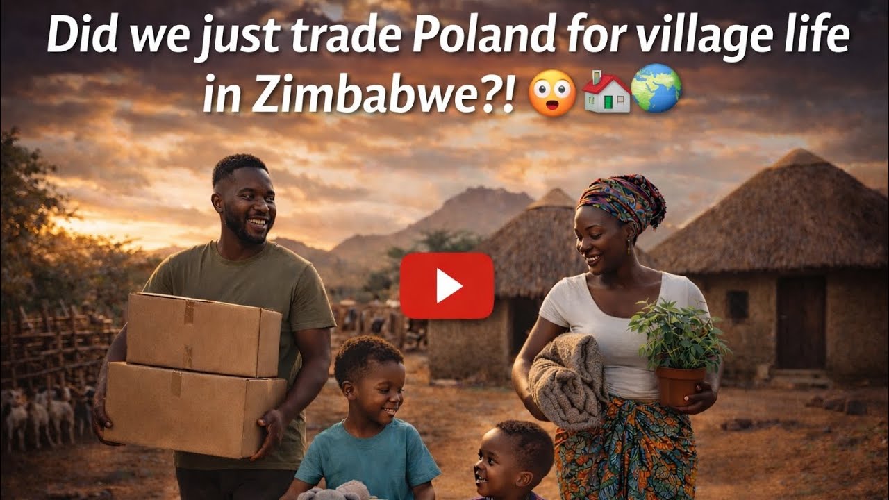 Did we just trade Poland🇵🇱 for village life in Zimbabwe🇿🇼🙄😳😳