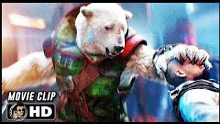 Polar Bear Vs Humans Fight Scene Red One 2024 Movie Clip Hd 1080P