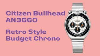 Citizen Bullhead Chrono AN3660 - affordable retro-style piece