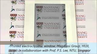 Ink-Jet Printed Electrochromic Window