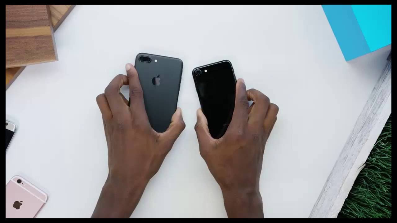 iPhone 7 Unboxing Jet Black vs Matte Black by Marques Brownlee YouTube