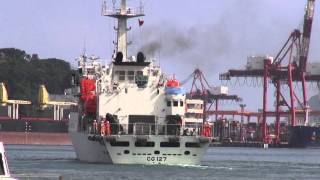 2013.10.15 基隆港 海巡署 CG127 新北艦 出港