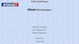 AliJalalian - CS50x Final Project