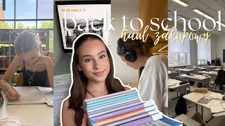 BACK TO SCHOOL HAUL - What I bought for my first year of high school
