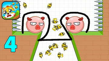 How to save a puppy from a bee? - Save the Doge - Part 4 - Gameplay Walkthrough(iOS,Android)