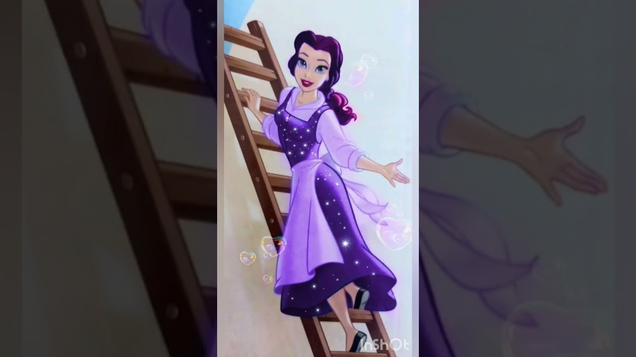 Disney princess Belle glow up 💜