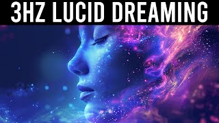 3.5hz Lucid Dreaming Binaural Beat 》Lucid Dream & Astral Travel Music 》Black Screen Sleep Music