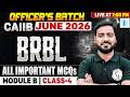 CAIIB June 2026 | CAIIB BRBL Module B | Unit 4 Most Important MCQs | by Ashish Sir