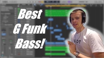 The Best G FUNK Bass Sound | Hip Hop in Logic Pro X