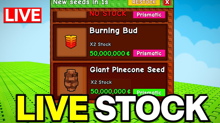 LIVE 🔴 GROW A GARDEN STOCK 24/7! (GEAR, WEATHER, SEEDS)