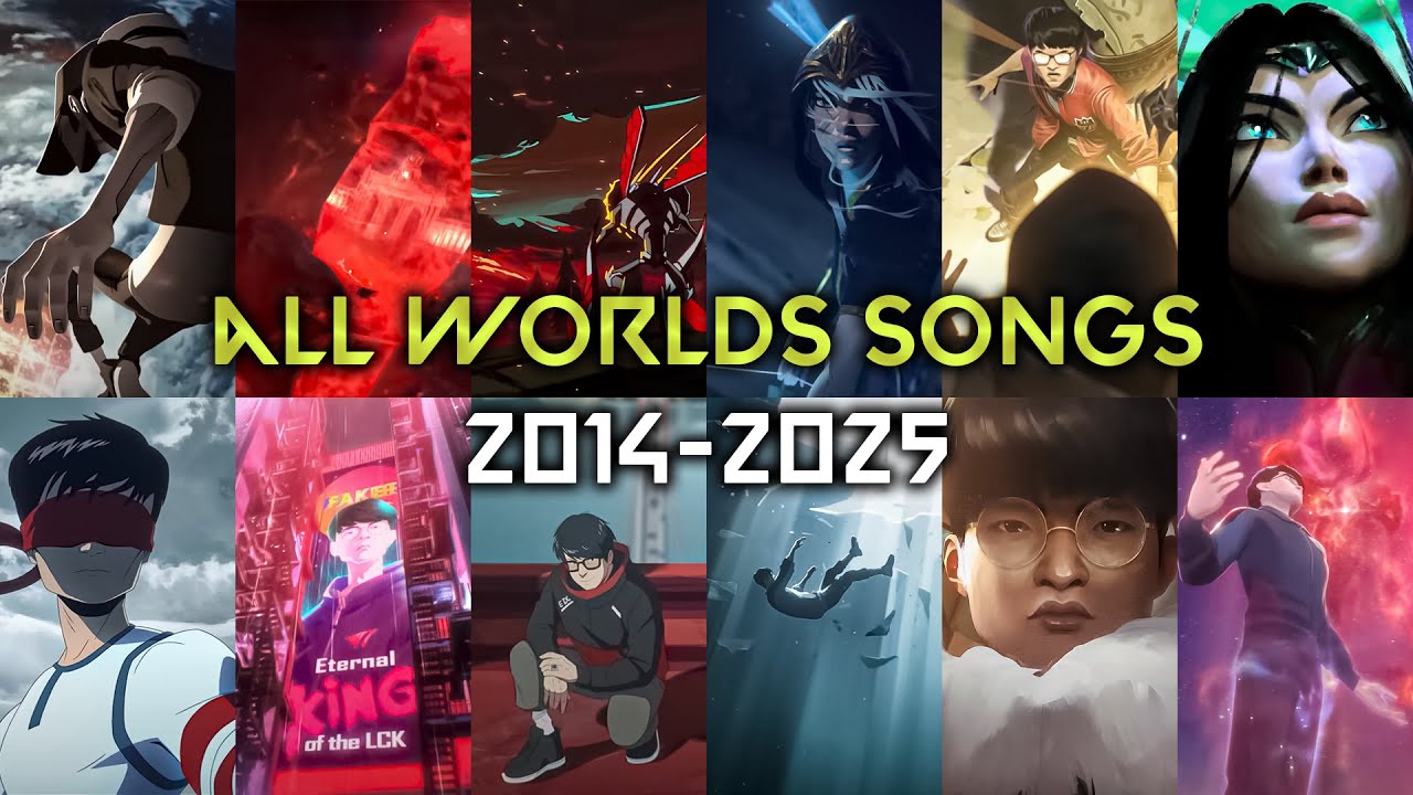 ALL SONGS WORLDS (2014-2025) // LEAGUE of LEGENDS