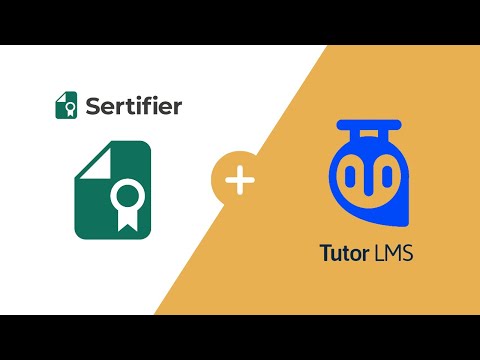 Sertifier | Tutor LMS Integration